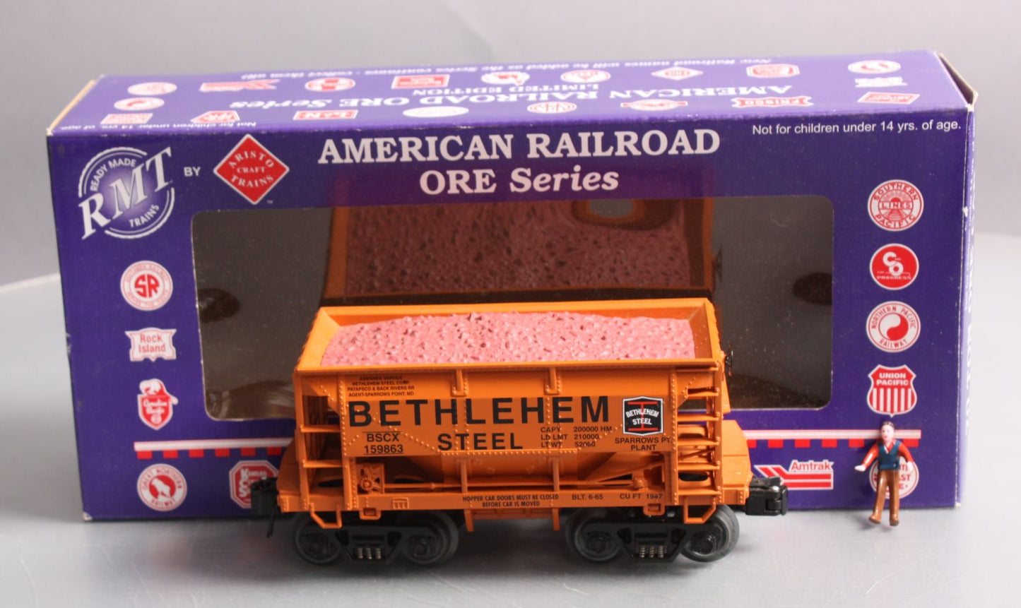 RMT 967193 O Bethlehem Steel/Sparrows Point Ore Car/2pk