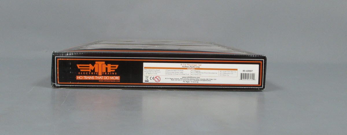 MTH 80-60007 HO Scale Southern Pacific Lines Passenger Car Set (Set of 8)