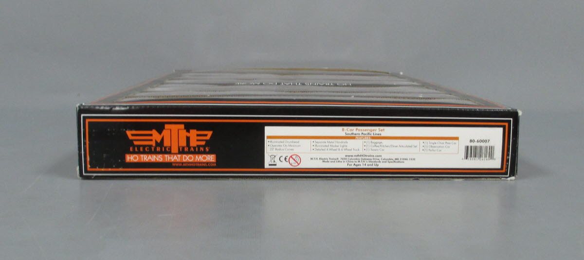 MTH 80-60007 HO Scale Southern Pacific Lines Passenger Car Set (Set of 8)