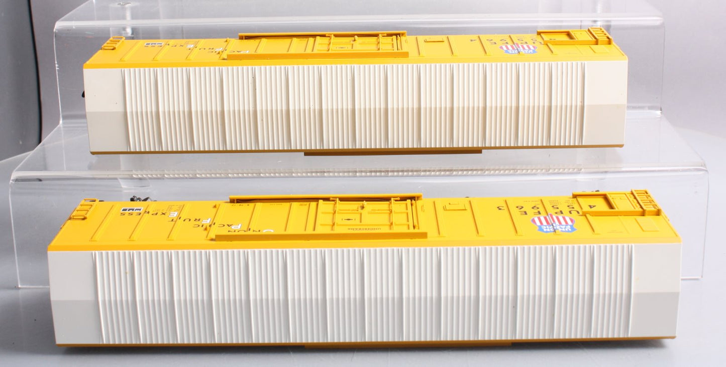 Lionel 6-11654 O Gauge Union Pacific FE Mechanical Reefer Cars (Set of 2)