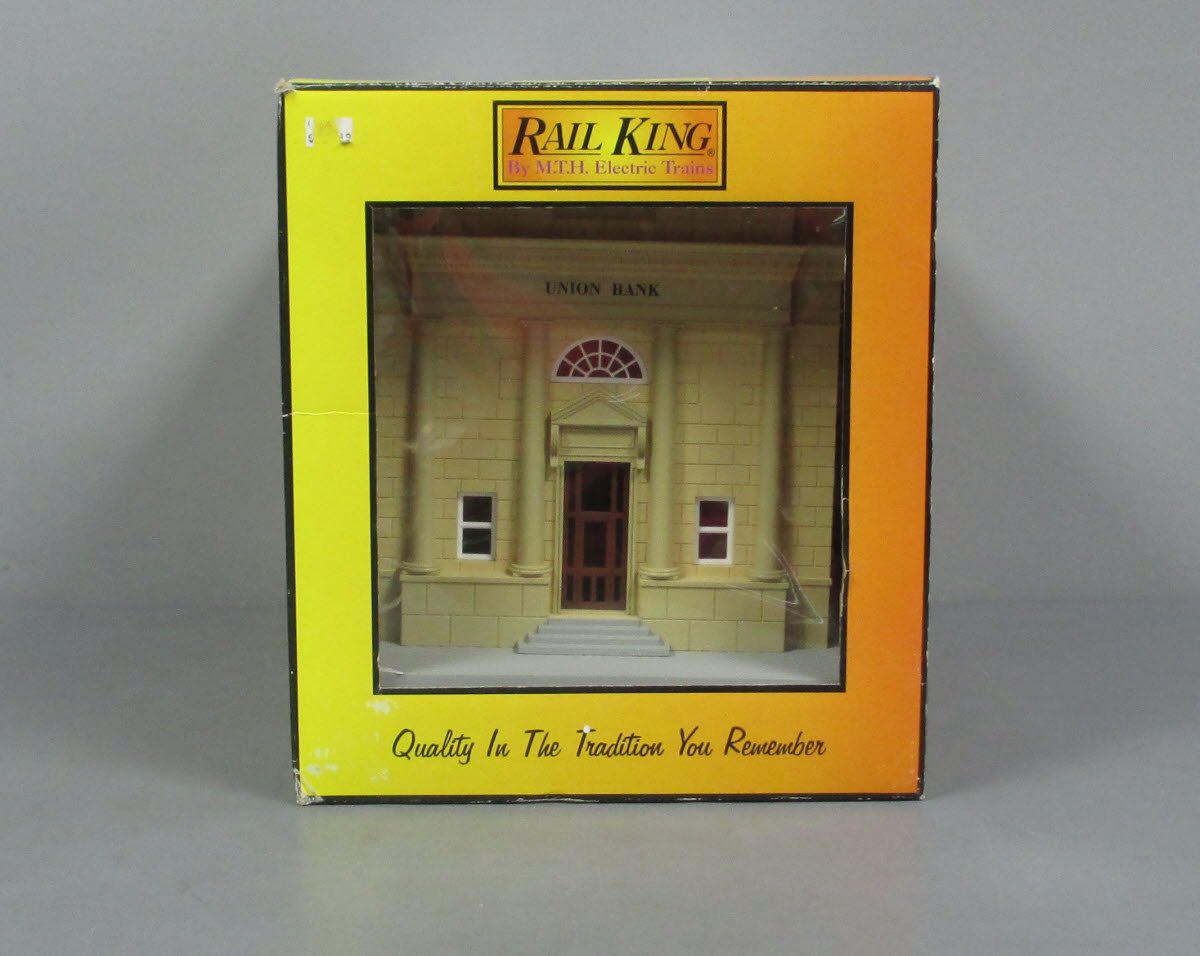 MTH 30-90223 O Scale Railtown City ‘Union‘ Bank w/Coin Slot