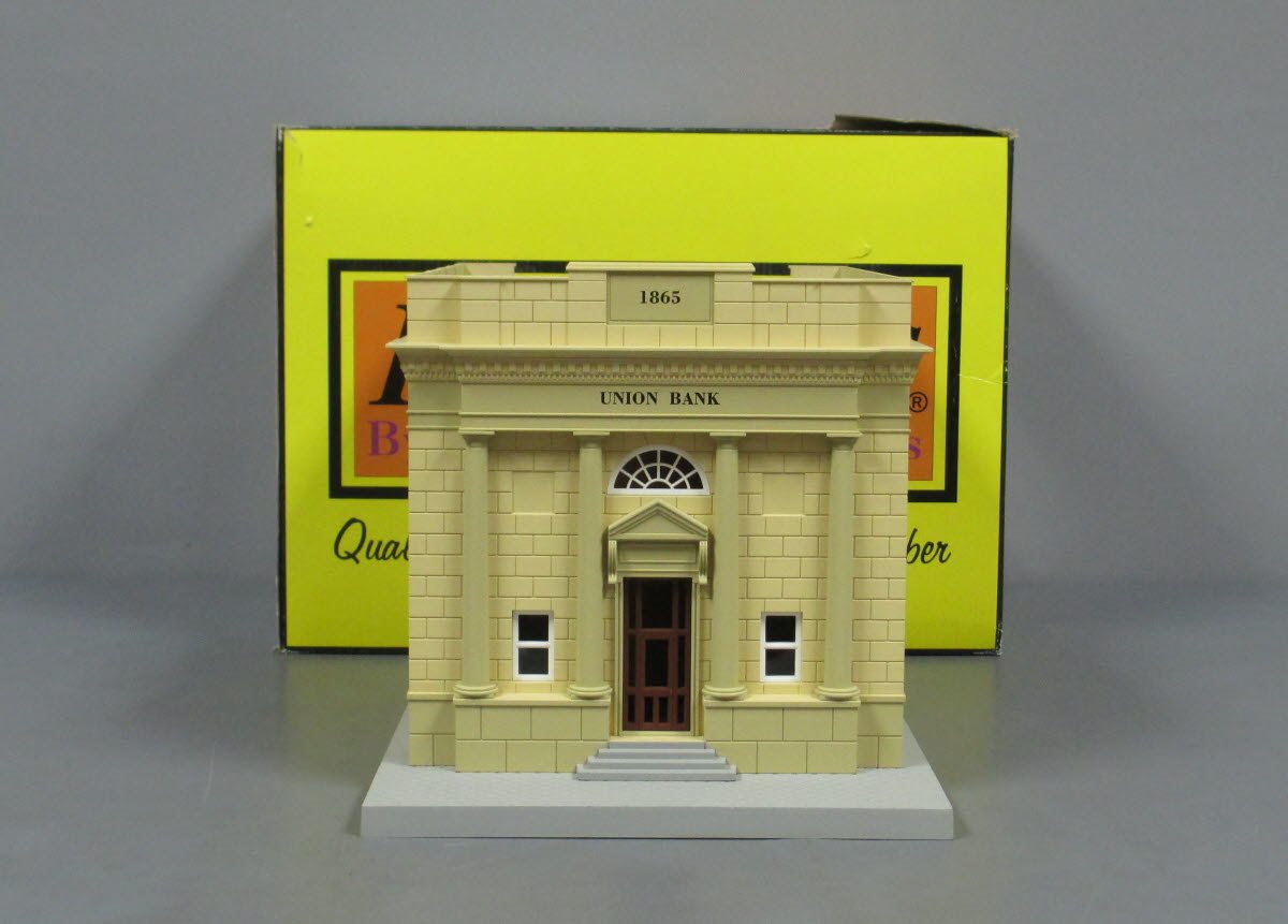 MTH 30-90223 O Scale Railtown City ‘Union‘ Bank w/Coin Slot