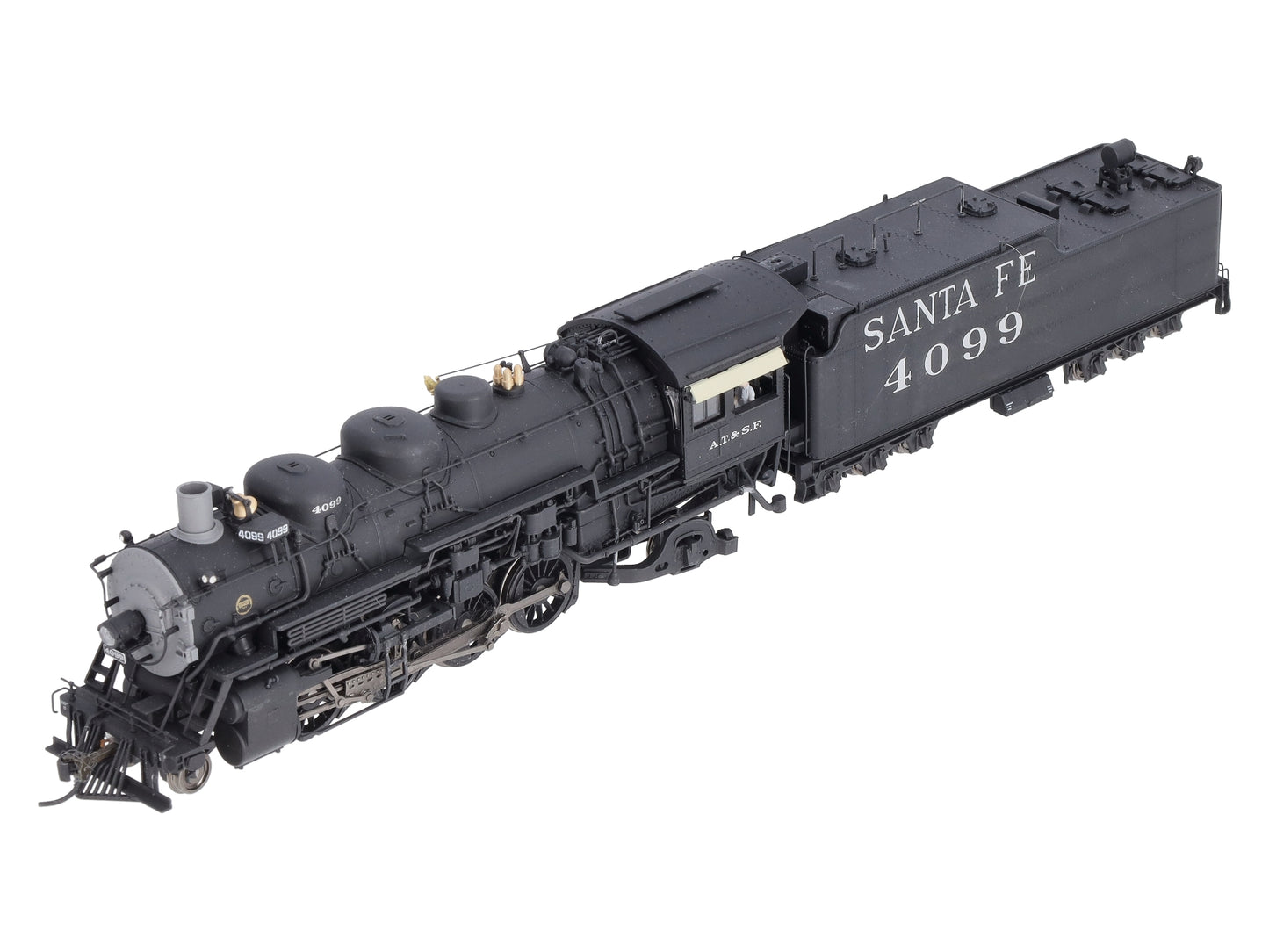 Broadway Limited 4768 HO ATSF 2-8-2 Mikado Steam Locomotive #4099 with Sound