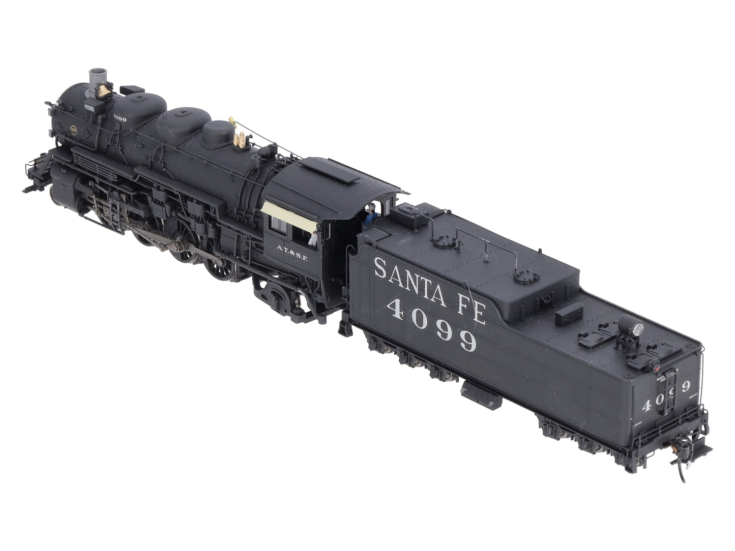 Broadway Limited 4768 HO ATSF 2-8-2 Mikado Steam Locomotive #4099 with Sound