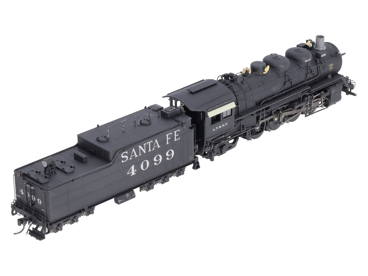 Broadway Limited 4768 HO ATSF 2-8-2 Mikado Steam Locomotive #4099 with Sound