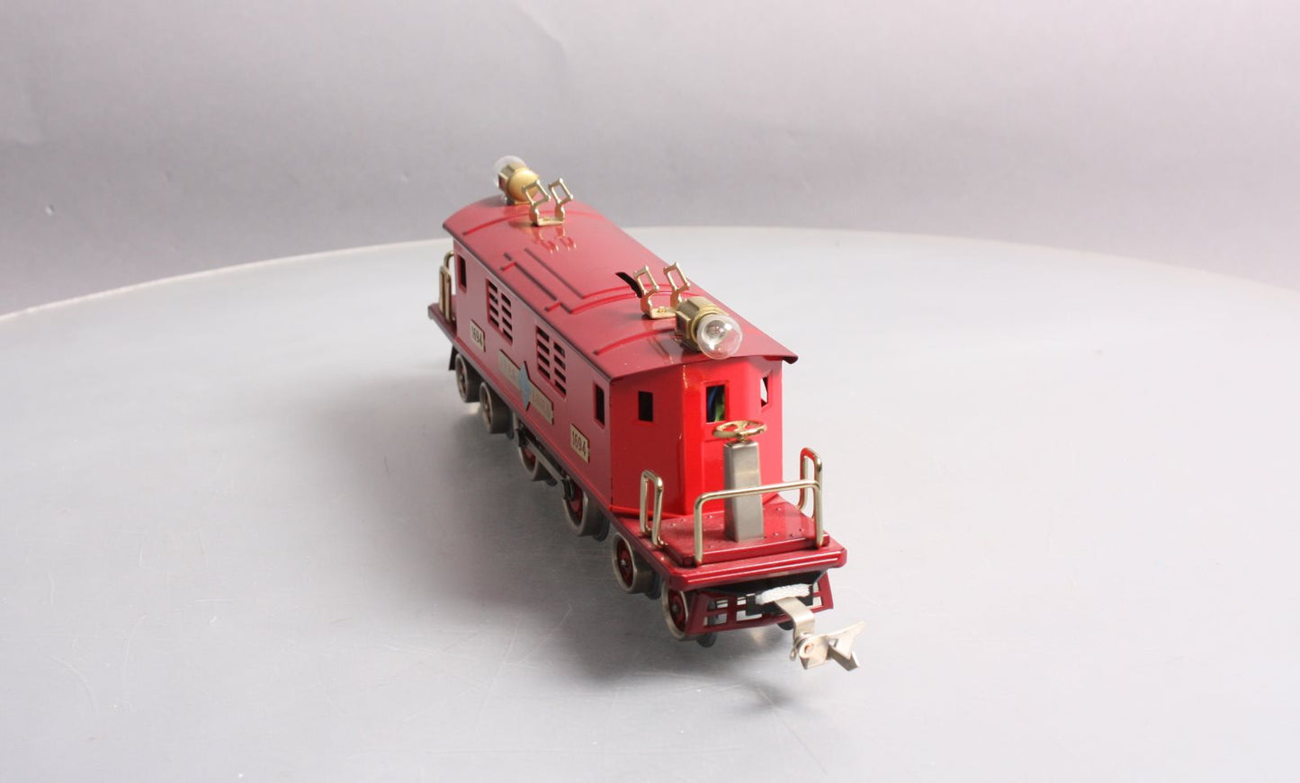 MTH 10-3024-1 Ives Red/Maroon Tinplate Electric Locomotive w/PS 2.0 #1694