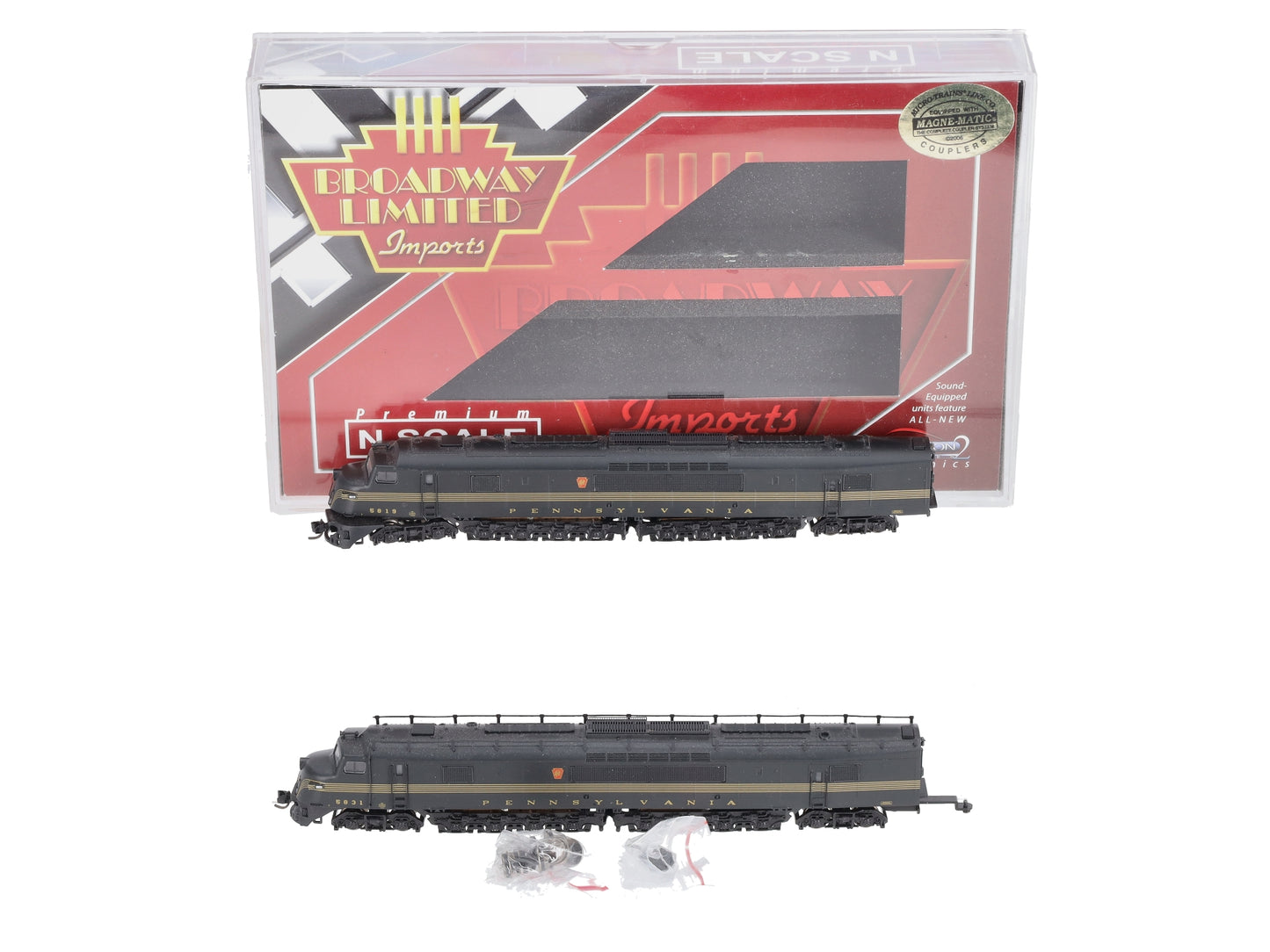 Broadway Limited 3141 N Pennsylvania Centipede A-A Diesel Locomotive #5831/#5819