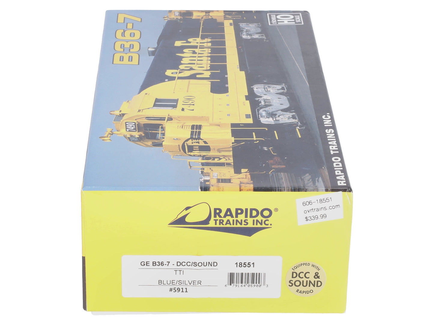 Rapido Trains 18551 HO Transkentucky GE B36-7 Diesel Loco DCC/Sound #5911