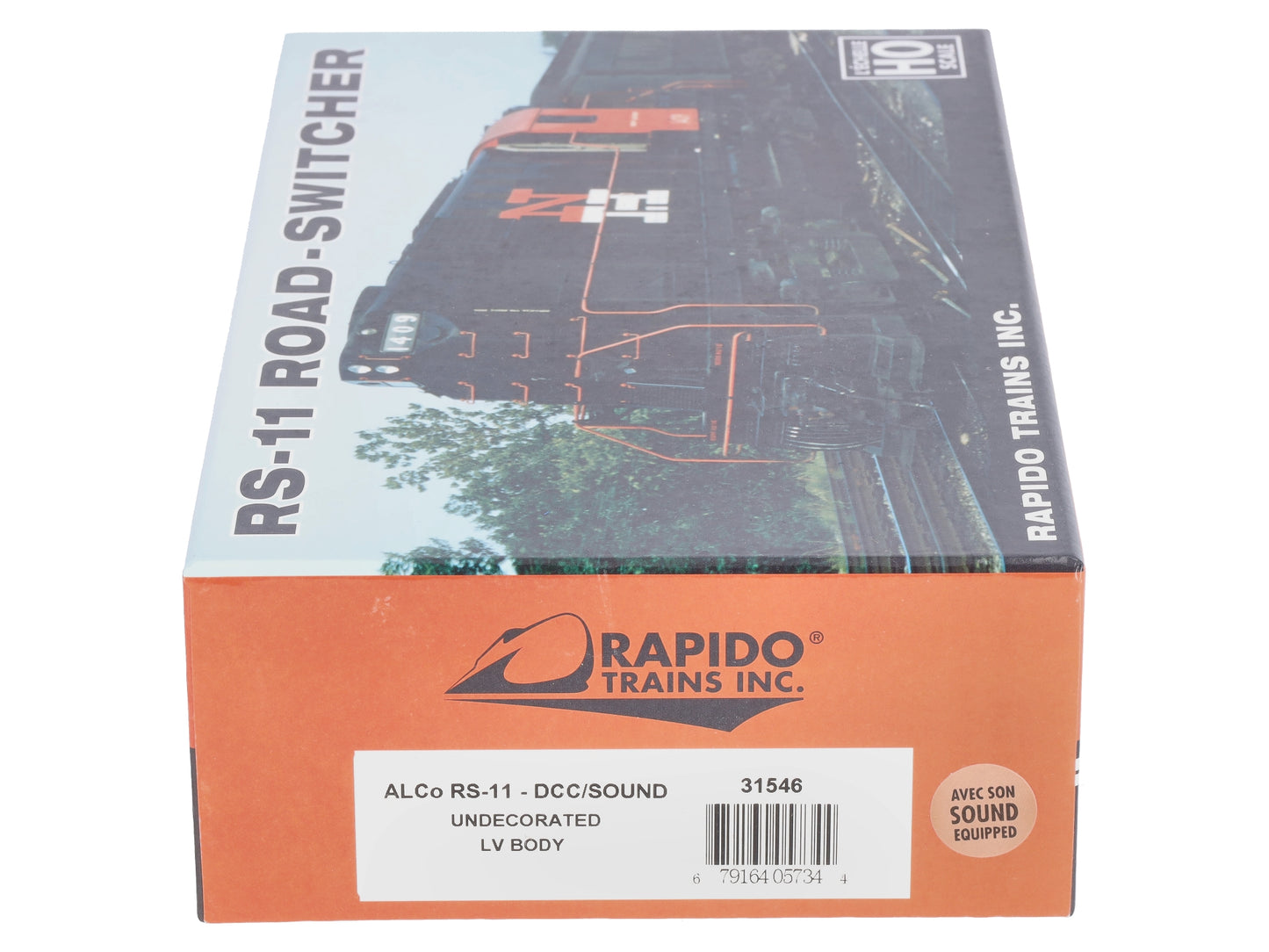 Rapido Trains 31546 HO Undecorated (LV Version) Alco RS-11 Diesel Locomotive