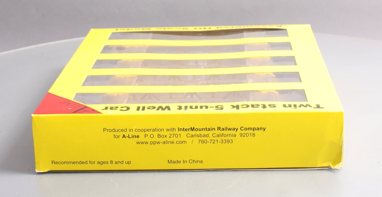 A-Line 47615-04 HO Trailer Train Twin Stack Container Car # 63293 (Box of 5)