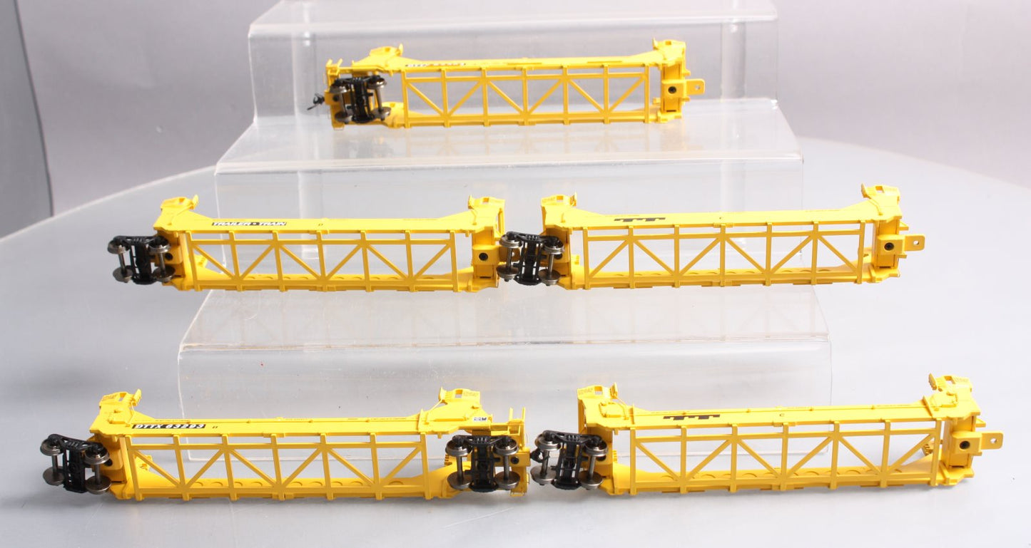 A-Line 47615-04 HO Trailer Train Twin Stack Container Car # 63293 (Box of 5)