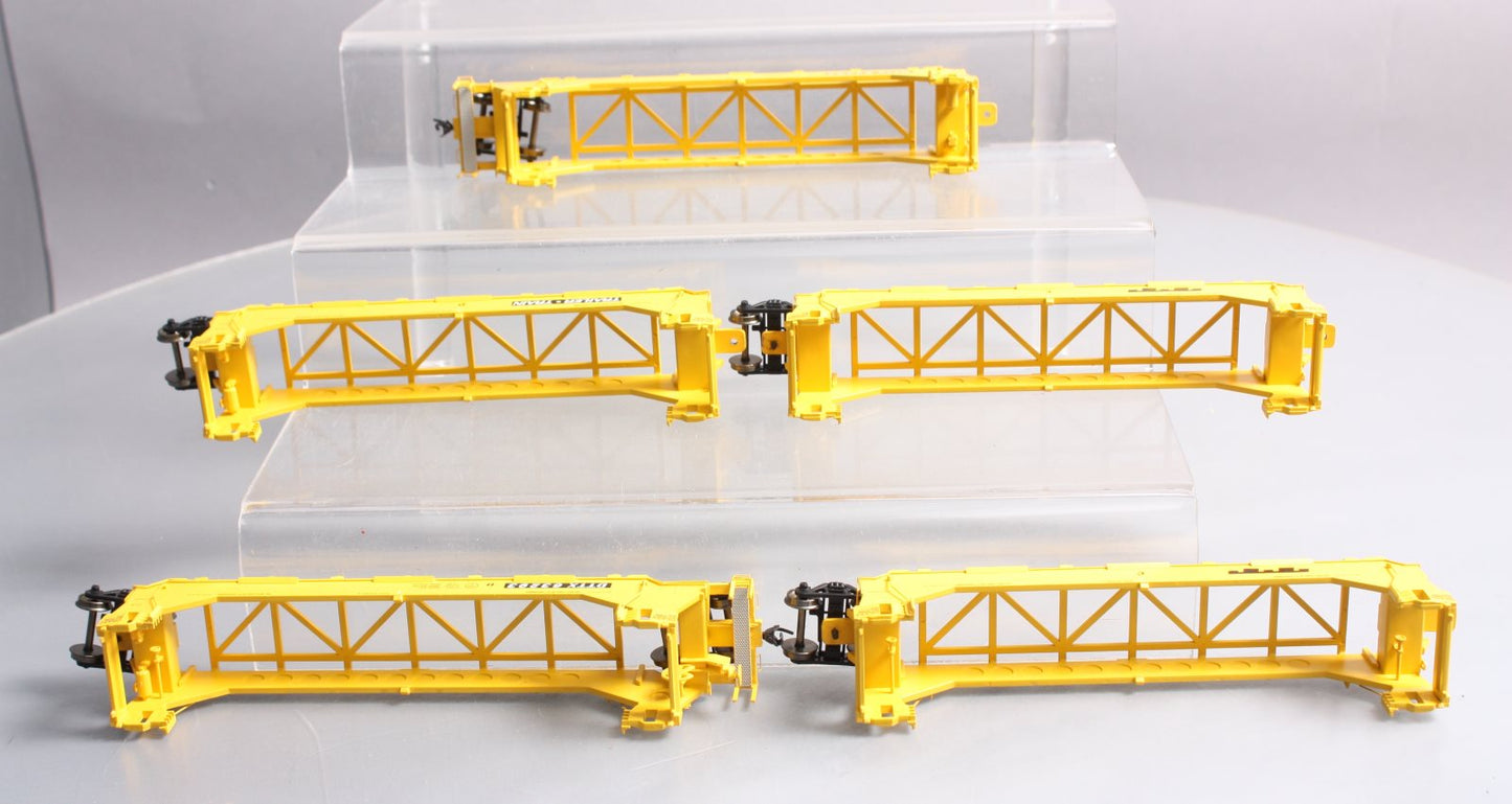 A-Line 47615-04 HO Trailer Train Twin Stack Container Car # 63293 (Box of 5)