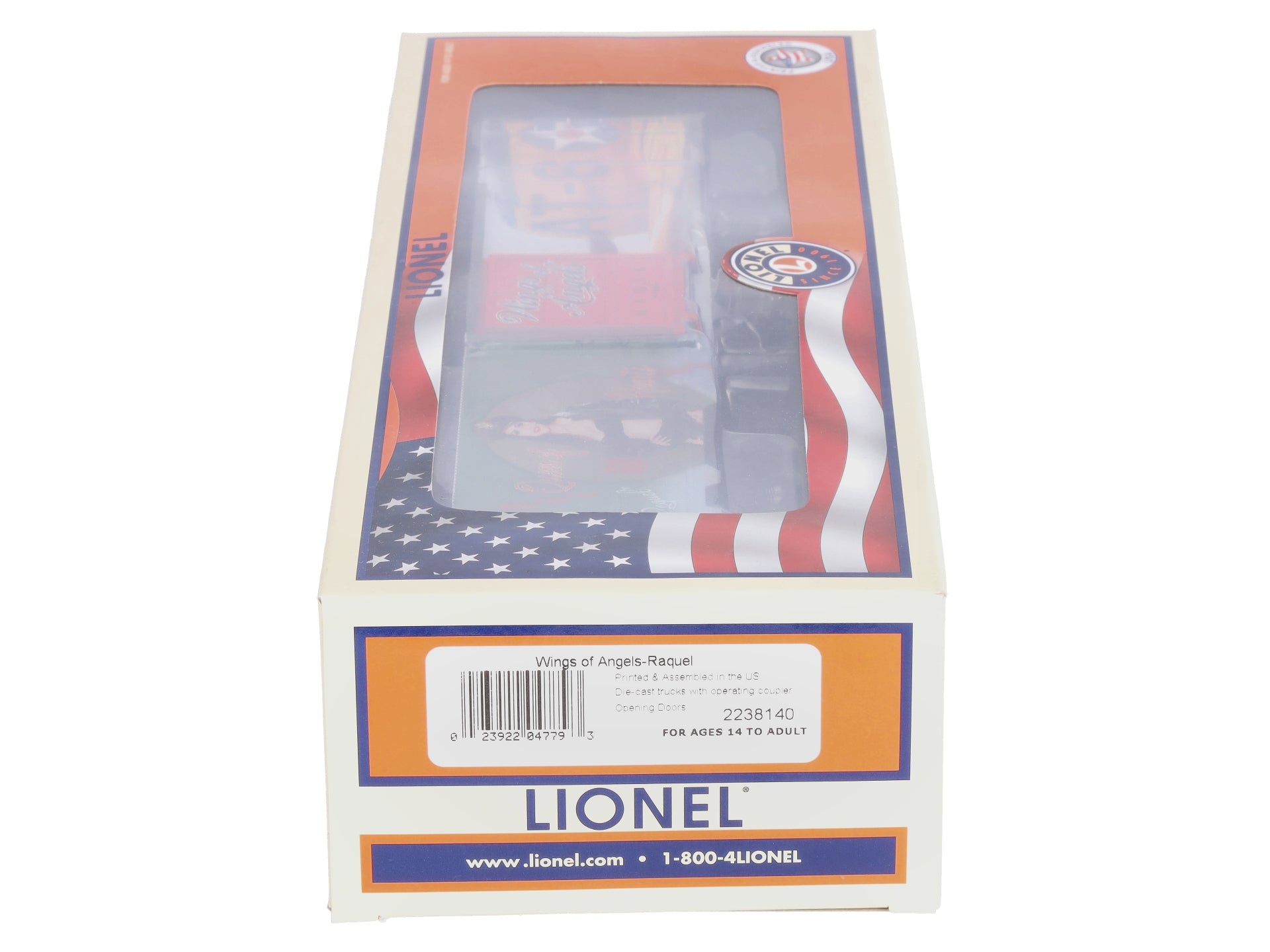 Lionel 2238140 O Gauge Wings of Angels - Raquel U.S. Army Boxcar