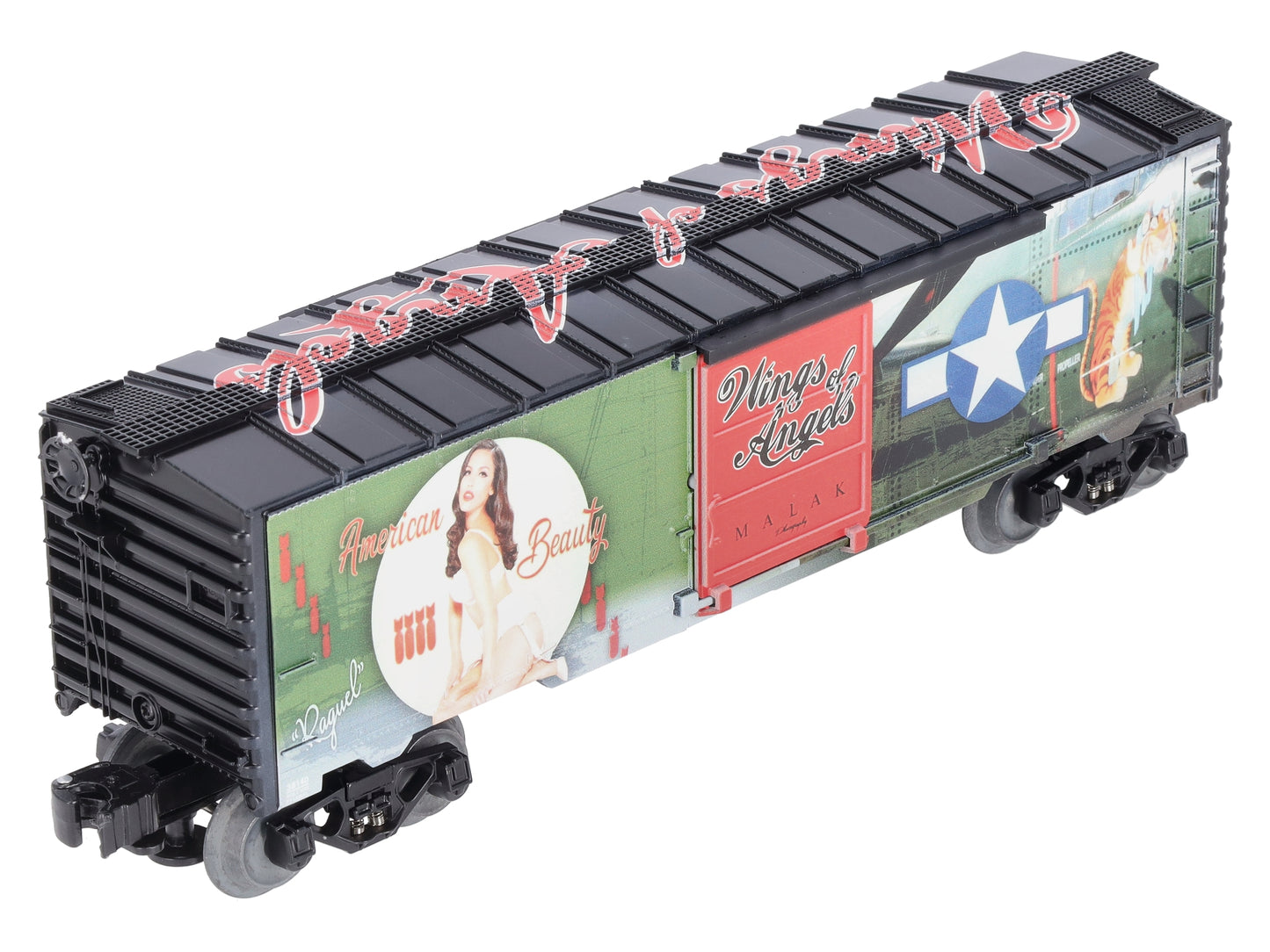 Lionel 2238140 O Gauge Wings of Angels - Raquel U.S. Army Boxcar