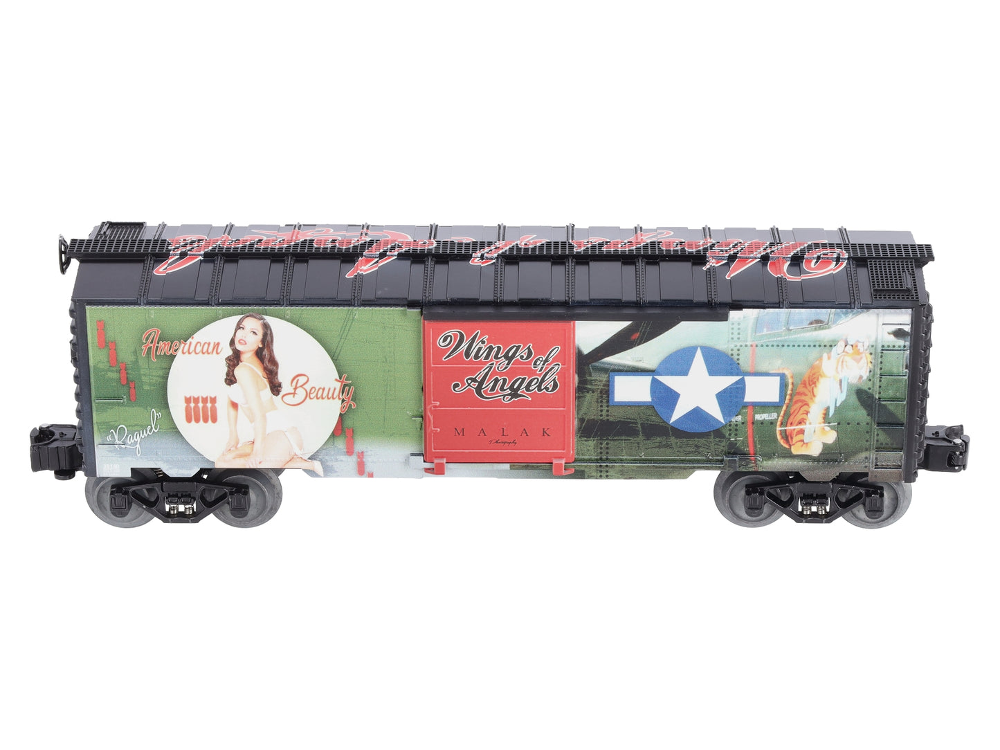Lionel 2238140 O Gauge Wings of Angels - Raquel U.S. Army Boxcar