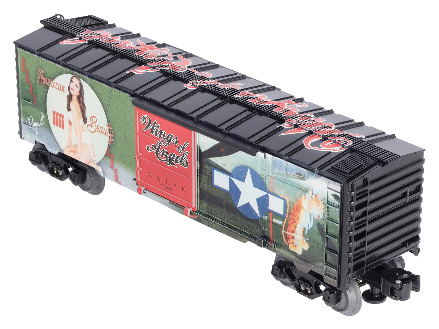 Lionel 2238140 O Gauge Wings of Angels - Raquel U.S. Army Boxcar
