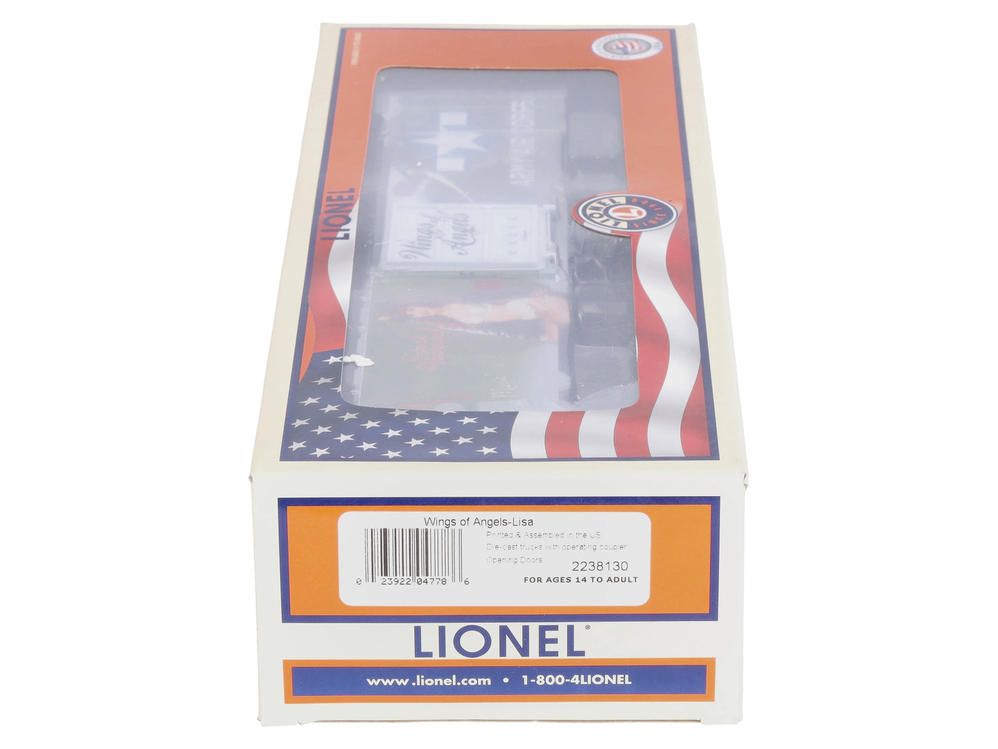 Lionel 2238130 O Gauge Wings of Angels Lisa U.S. Army Boxcar