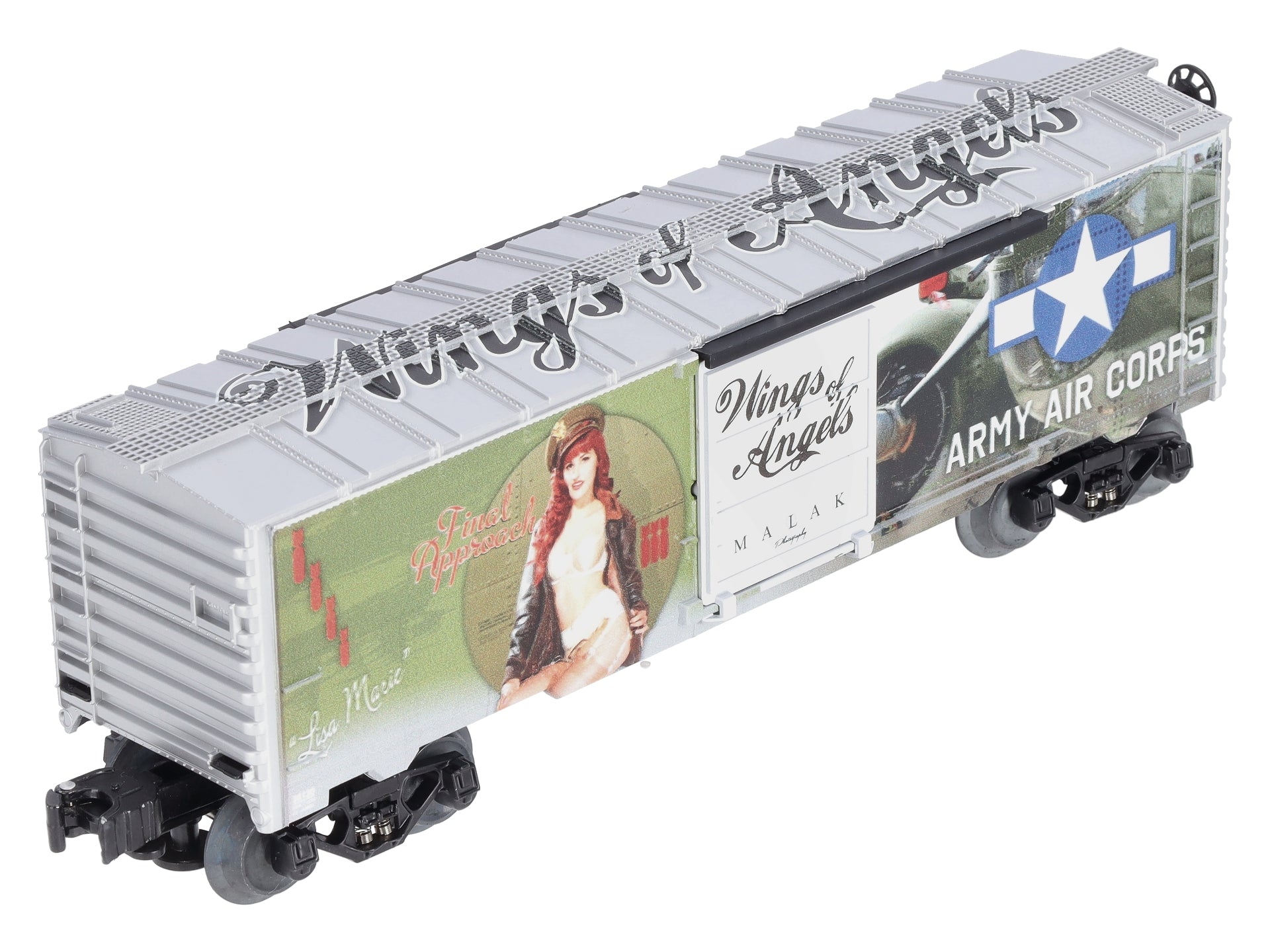 Lionel 2238130 O Gauge Wings of Angels Lisa U.S. Army Boxcar