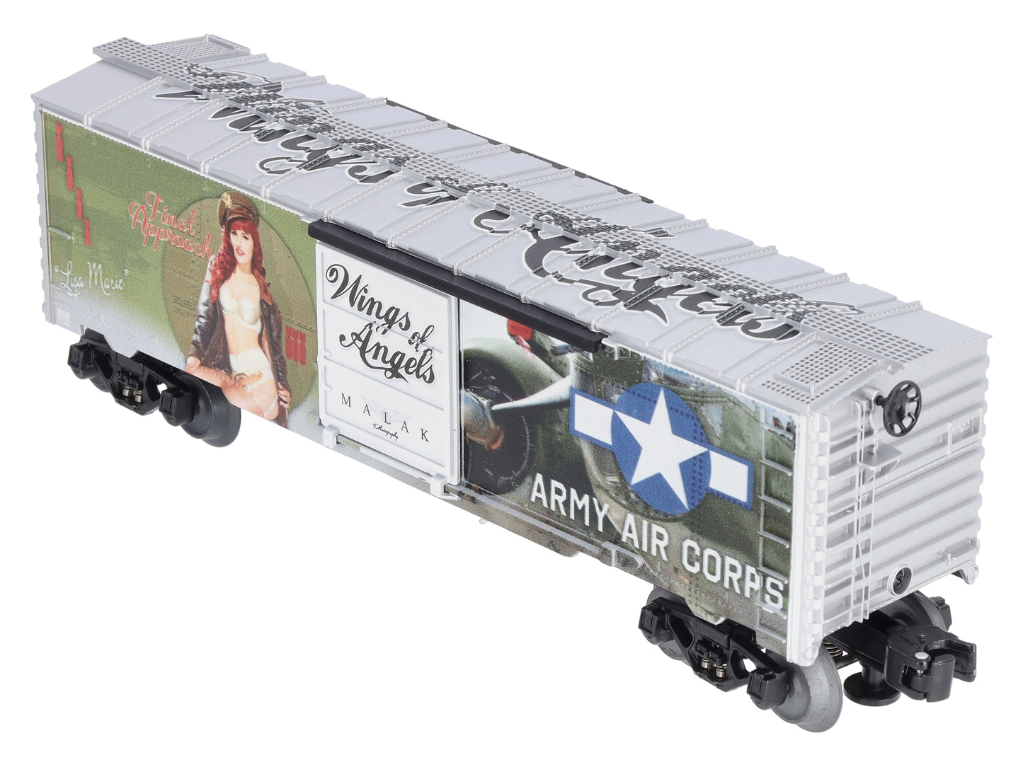Lionel 2238130 O Gauge Wings of Angels Lisa U.S. Army Boxcar