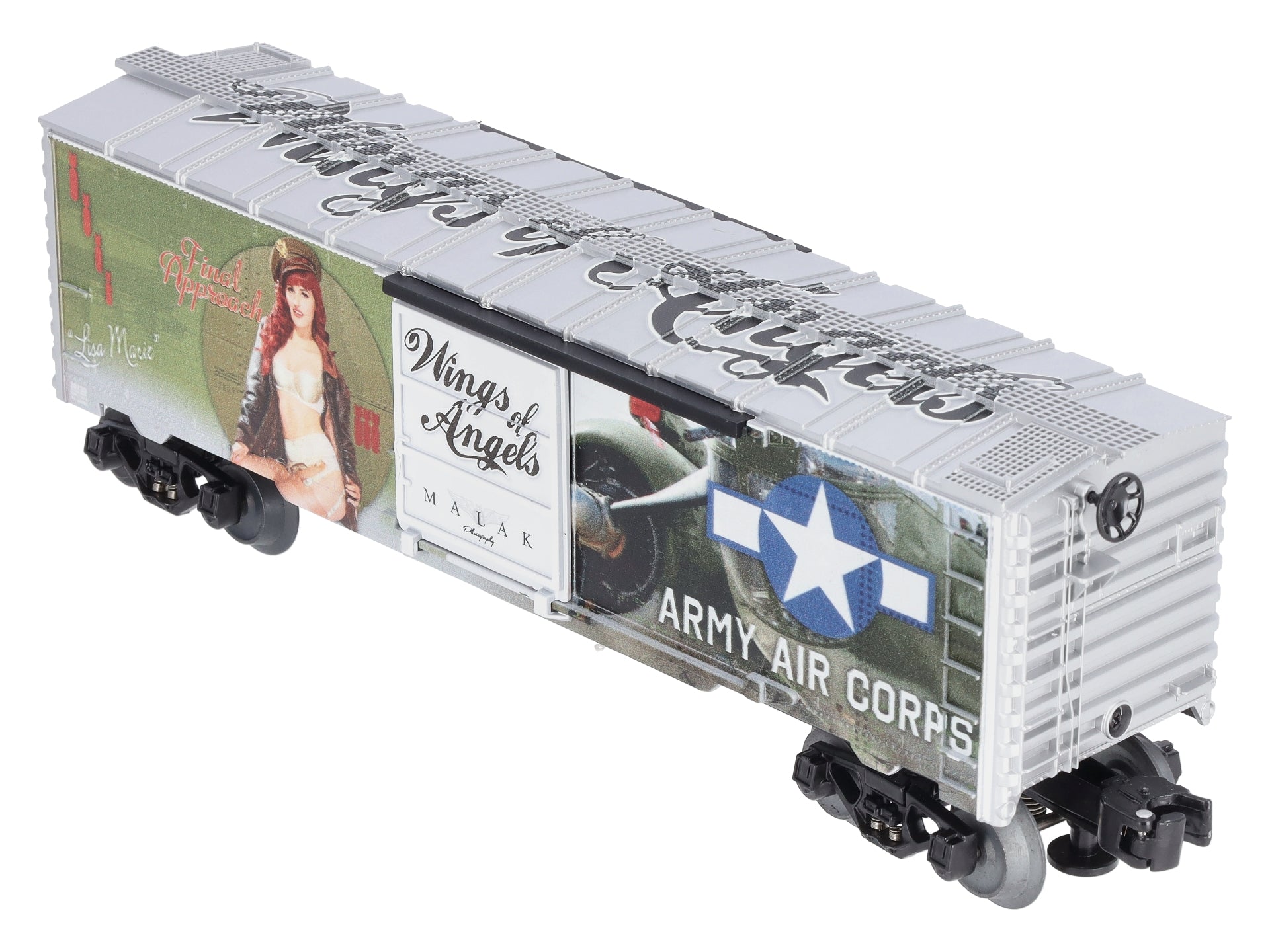 Lionel 2238130 O Gauge Wings of Angels Lisa U.S. Army Boxcar