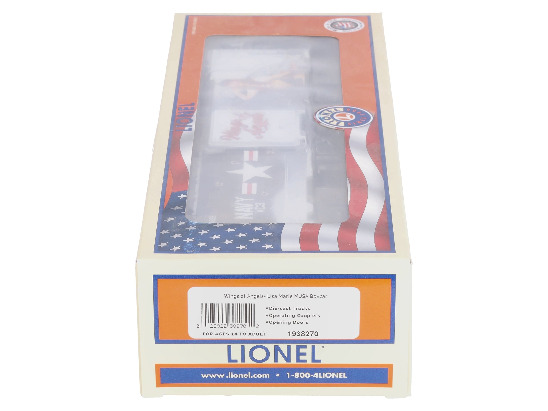 Lionel 1938270 O Gauge Wings of Angels Lisa Marie Boxcar