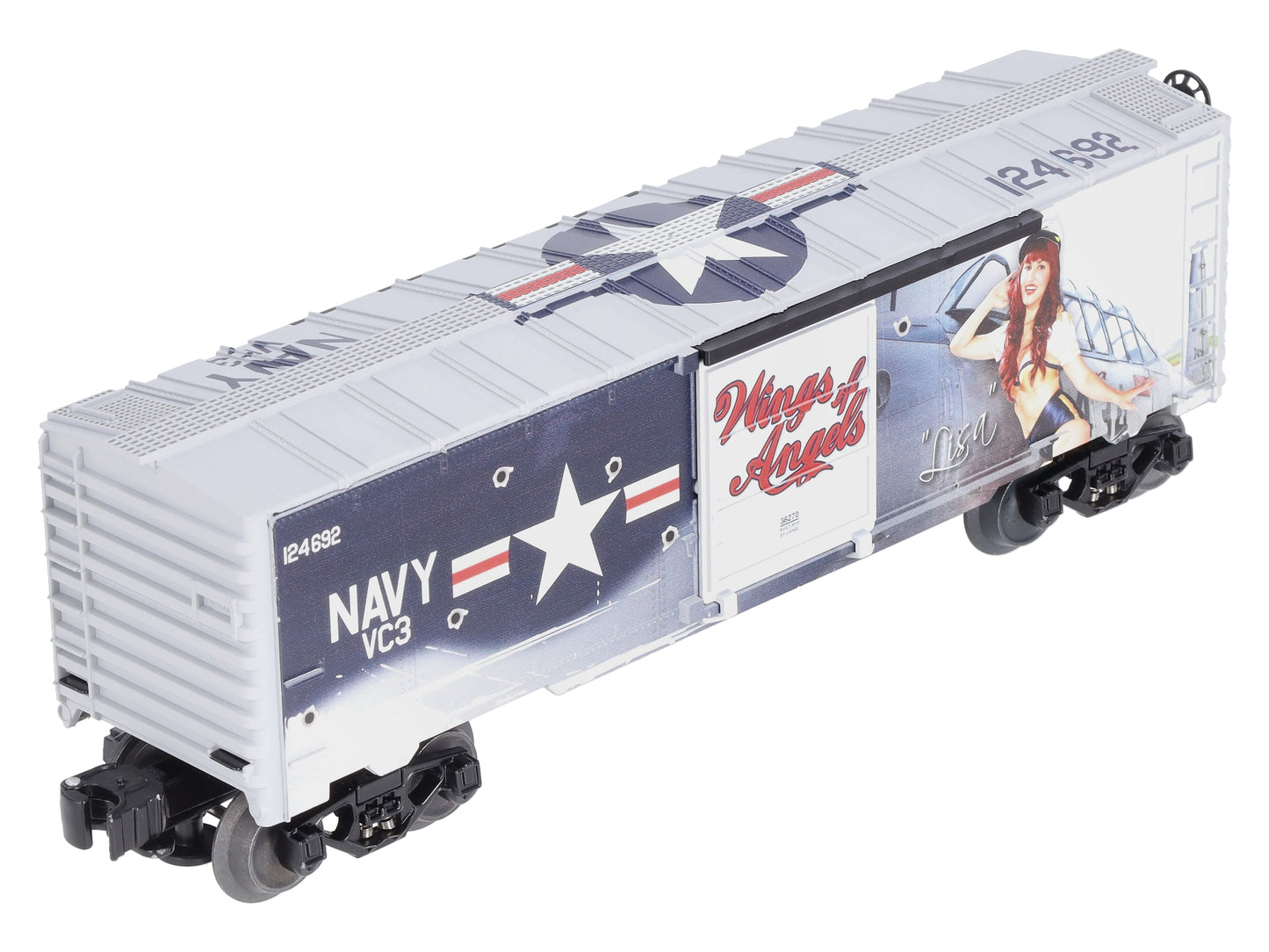 Lionel 1938270 O Gauge Wings of Angels Lisa Marie Boxcar