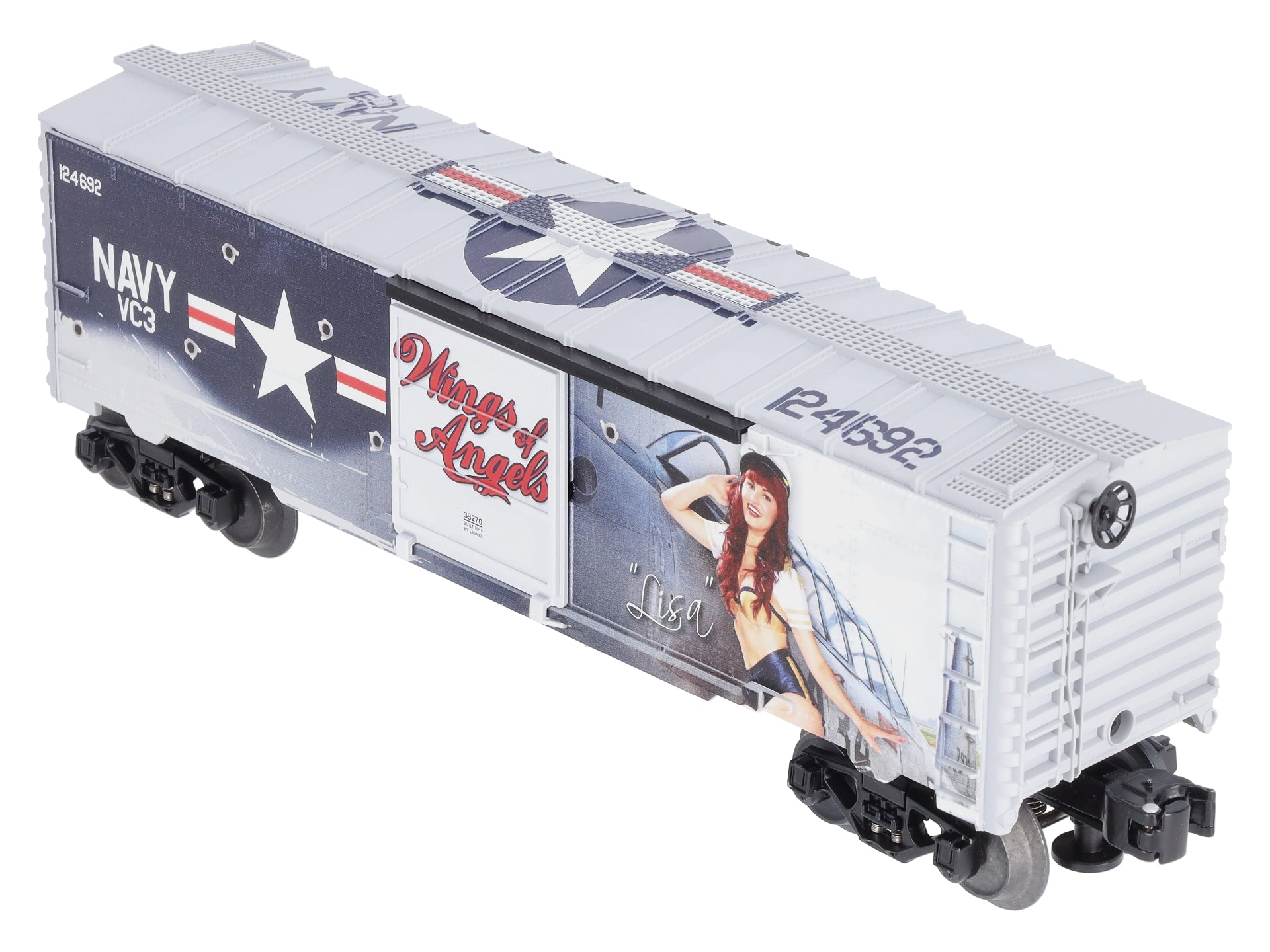 Lionel 1938270 O Gauge Wings of Angels Lisa Marie Boxcar
