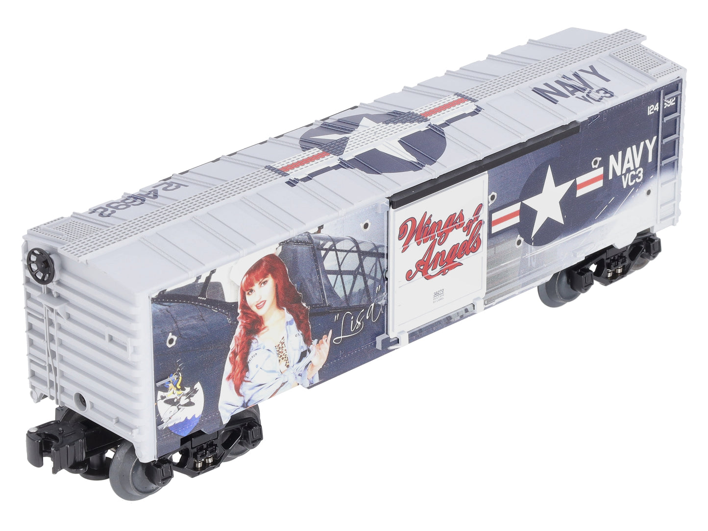 Lionel 1938270 O Gauge Wings of Angels Lisa Marie Boxcar