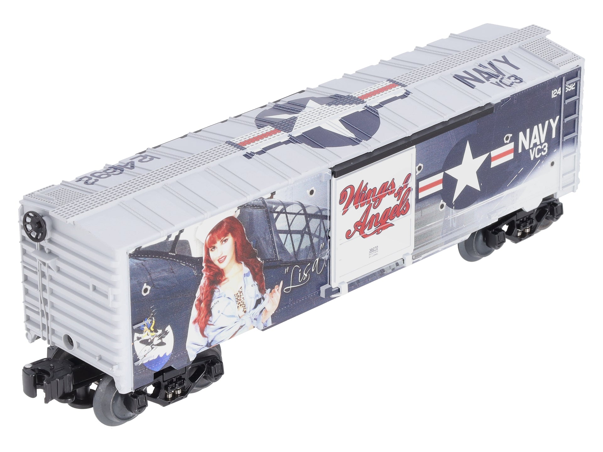 Lionel 1938270 O Gauge Wings of Angels Lisa Marie Boxcar