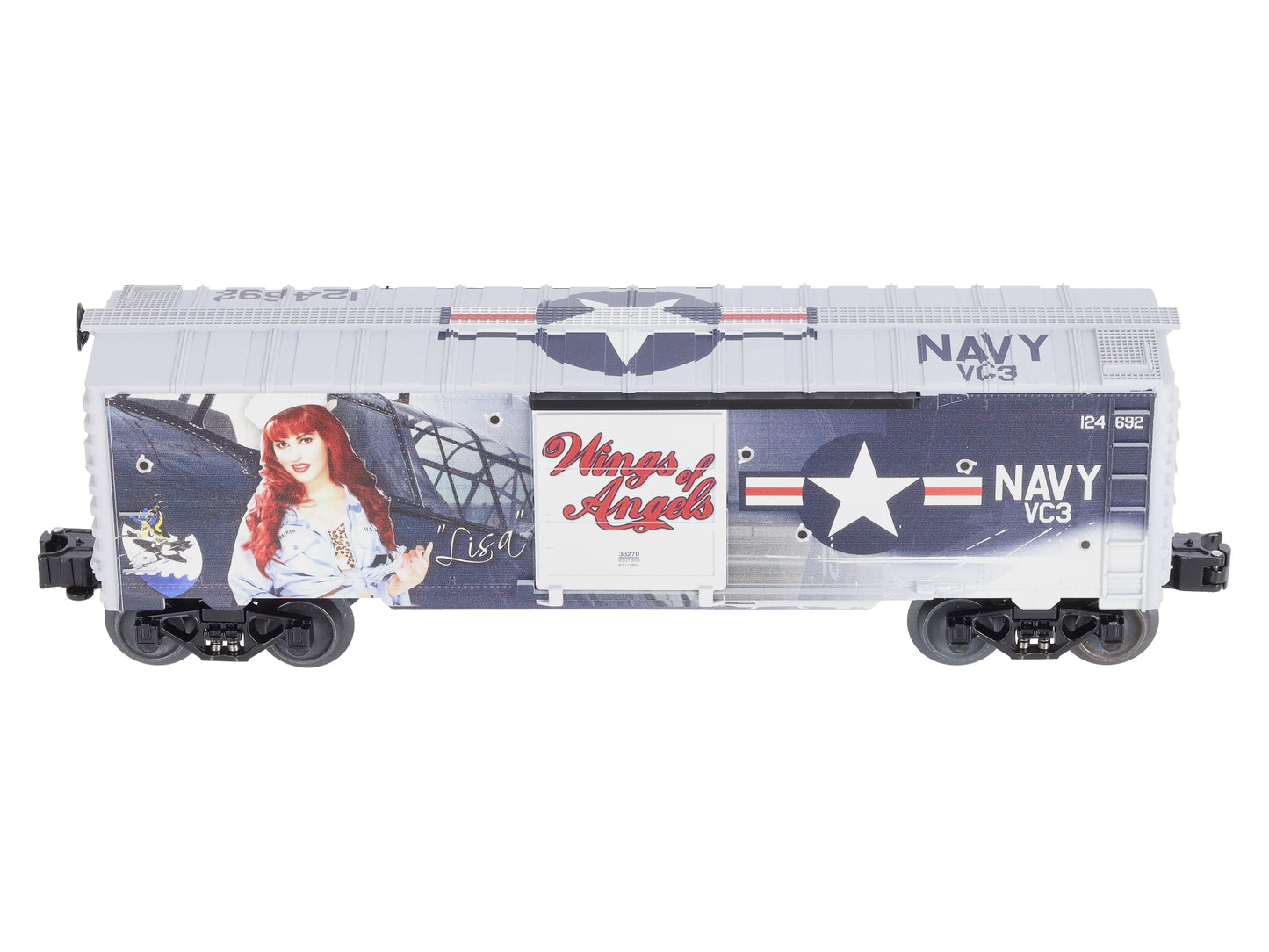 Lionel 1938270 O Gauge Wings of Angels Lisa Marie Boxcar