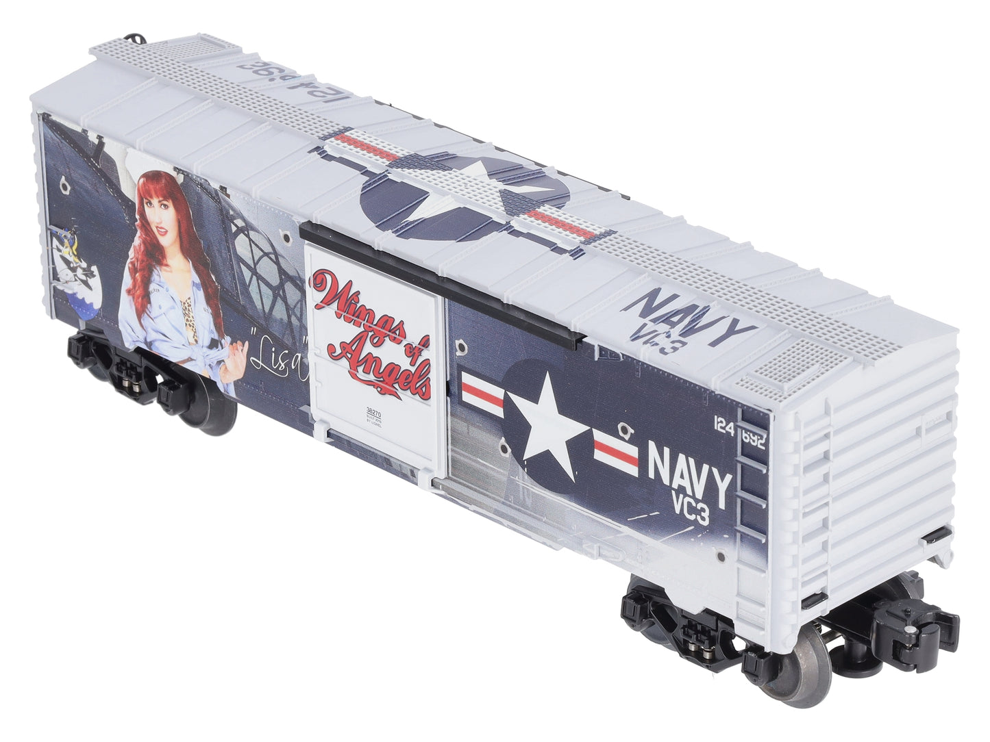Lionel 1938270 O Gauge Wings of Angels Lisa Marie Boxcar