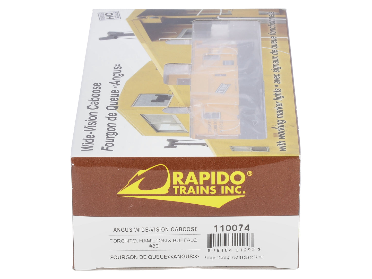 Rapido Trains 110074 HO Toronto, Hamilton & Buffalo Wide-Vision Caboose #80