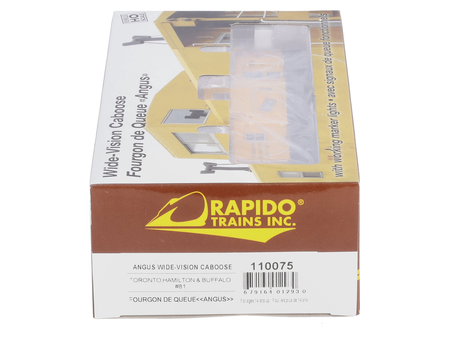 Rapido Trains 110075 HO Toronto, Hamilton & Buffalo Wide-Vision Caboose #81