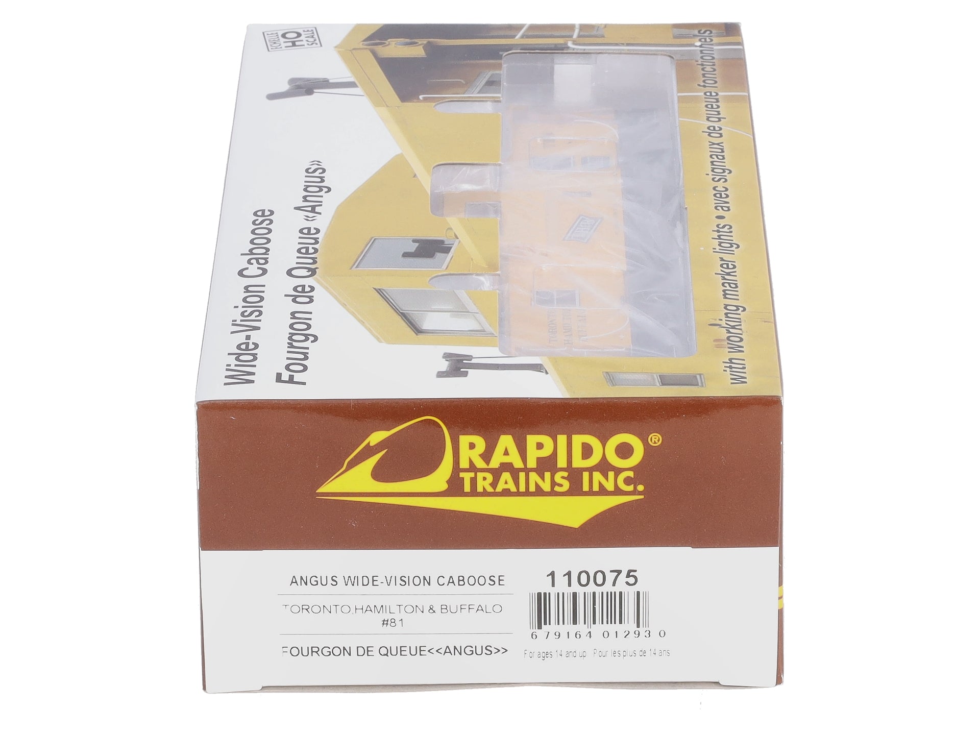Rapido Trains 110075 HO Toronto, Hamilton & Buffalo Wide-Vision Caboose #81