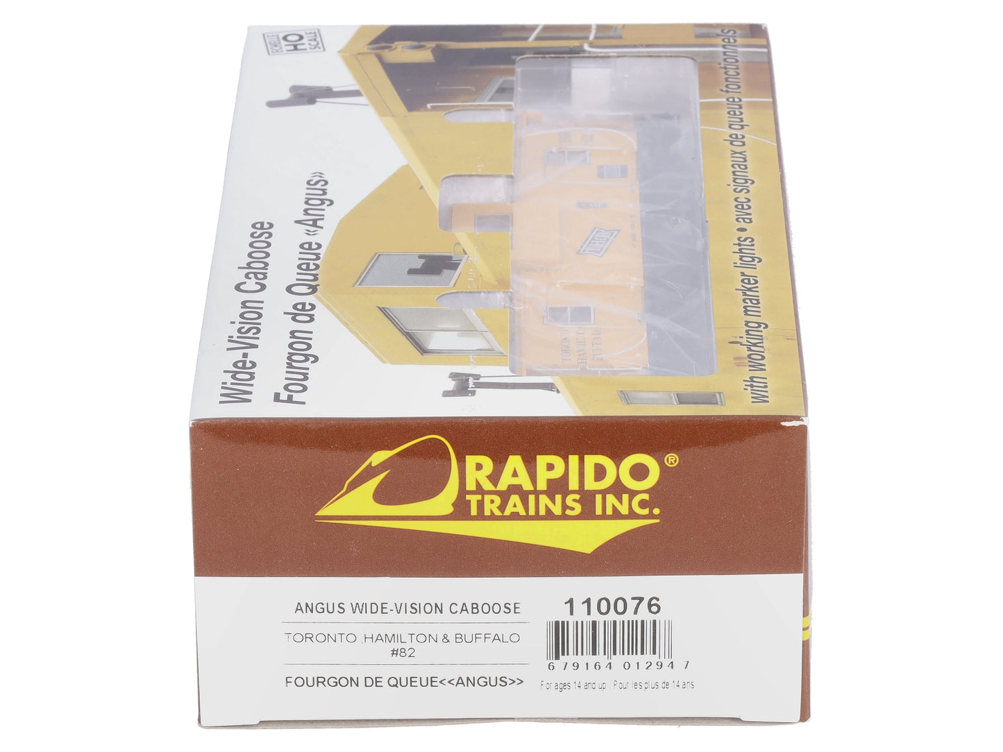 Rapido Trains 110076 HO Toronto, Hamilton & Buffalo Wide-Vision Caboose #82