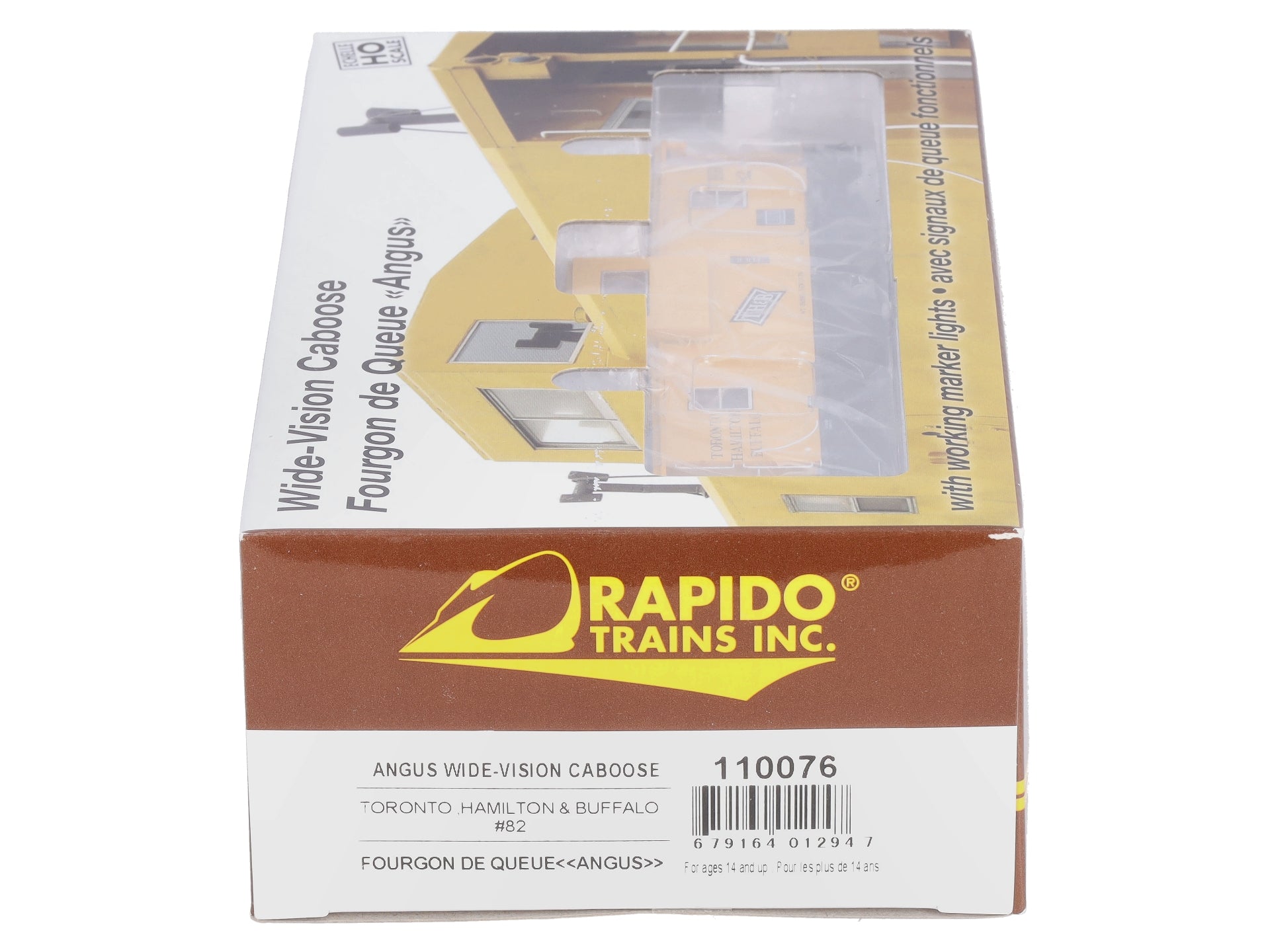 Rapido Trains 110076 HO Toronto, Hamilton & Buffalo Wide-Vision Caboose #82