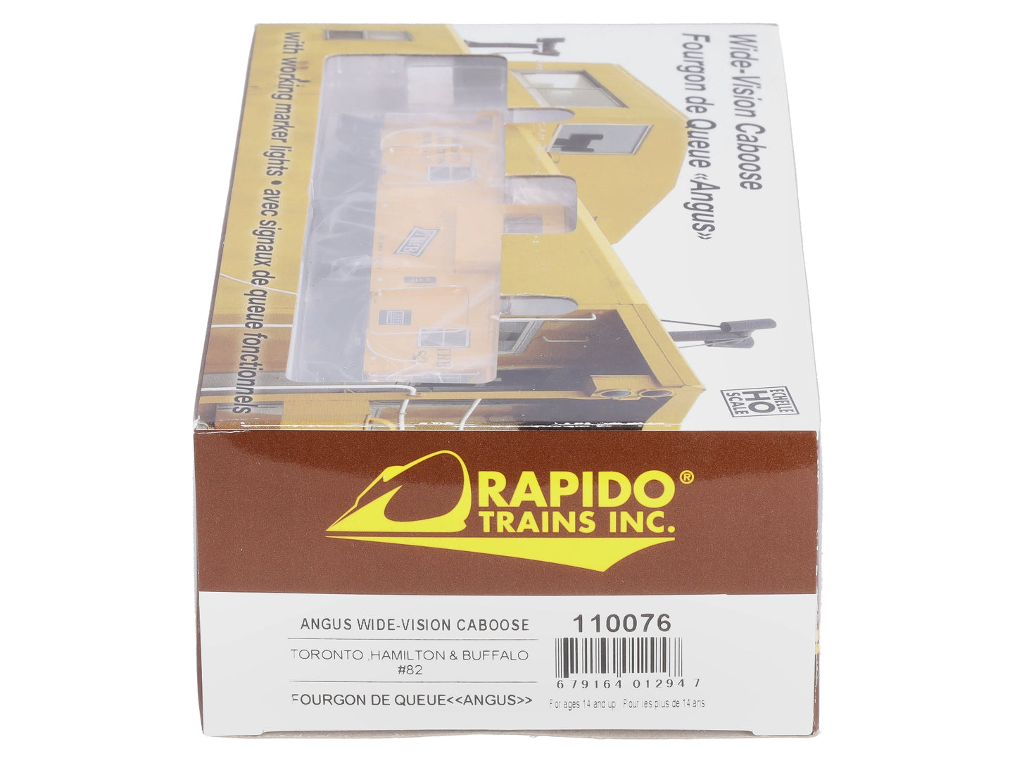 Rapido Trains 110076 HO Toronto, Hamilton & Buffalo Wide-Vision Caboose #82