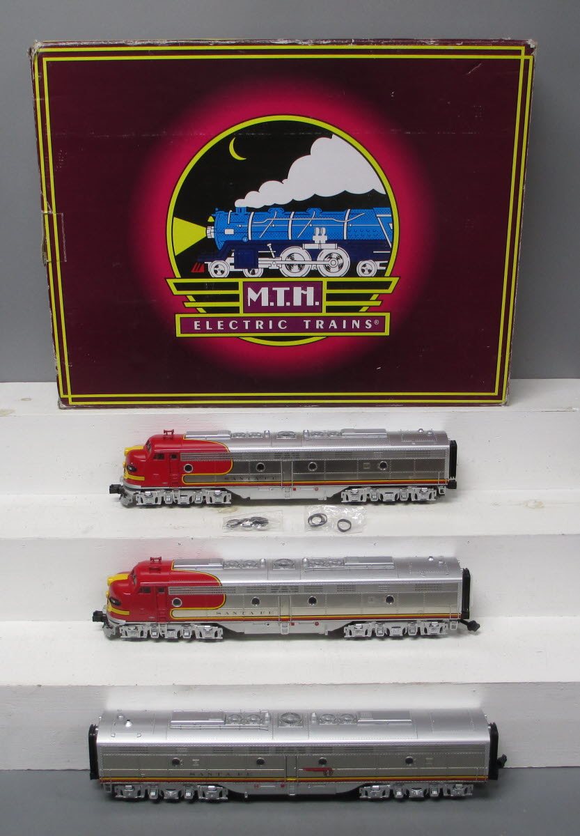 MTH 20-20355-1 Santa Fe E-8 ABA Diesel Engine Set w/Proto-Sound 3.0 #80/81/80A