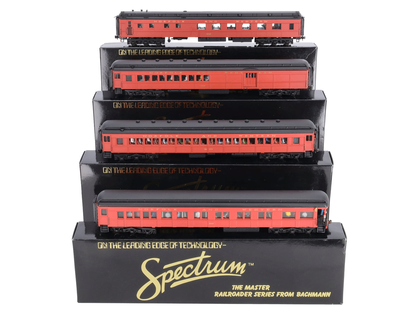 Bachmann AA89410 HO Norfolk & Western Heavyweight Passenger Cars (Set of 4)