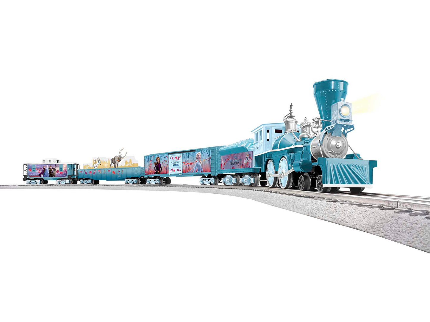 Lionel 2023040 Disney Frozen 2 LionChief O Gauge Steam Train Set with Bluetooth