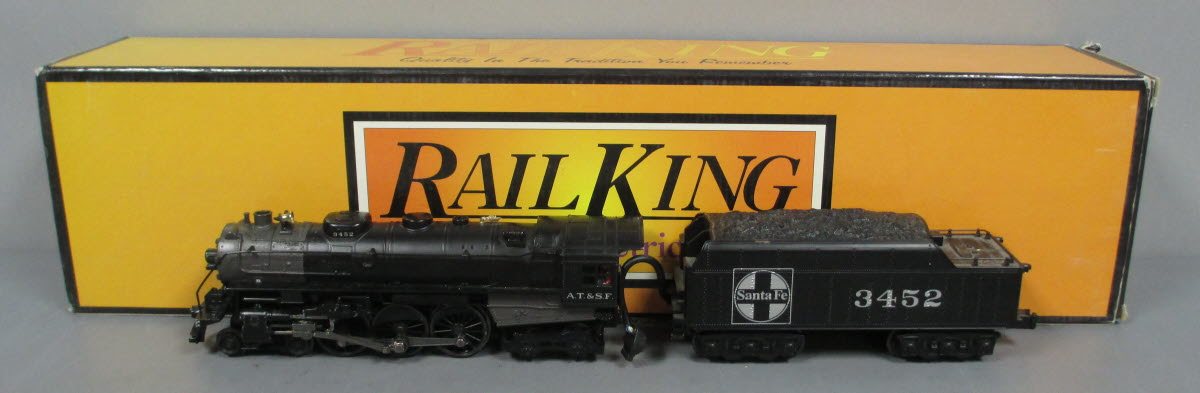 MTH 30-1463-1 Santa Fe 4-6-4 Hudson Steam Locomotive & Tender w/PS 2.0 #3452