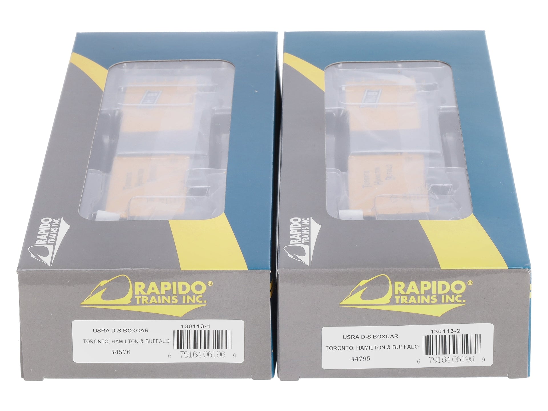 Rapido Trains 130113 HO Toronto Hamilton & Buffalo 40' USRA Boxcar (Set of 2)