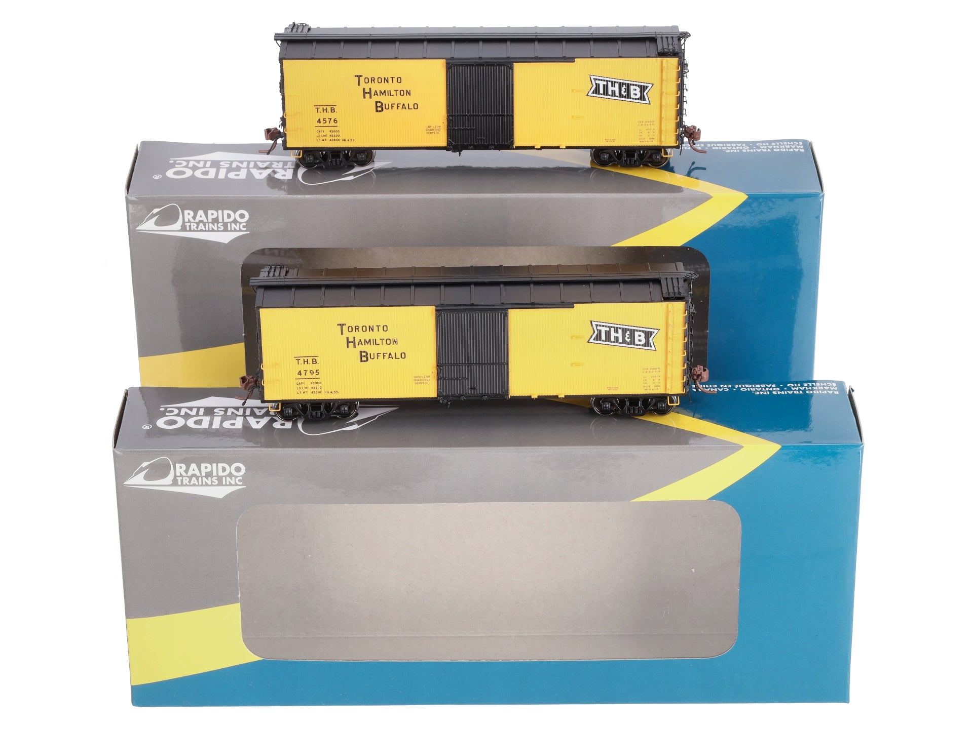 Rapido Trains 130113 HO Toronto Hamilton & Buffalo 40' USRA Boxcar (Set of 2)