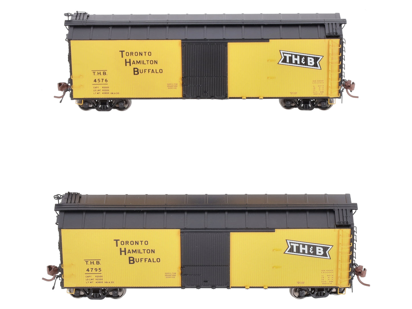 Rapido Trains 130113 HO Toronto Hamilton & Buffalo 40' USRA Boxcar (Set of 2)