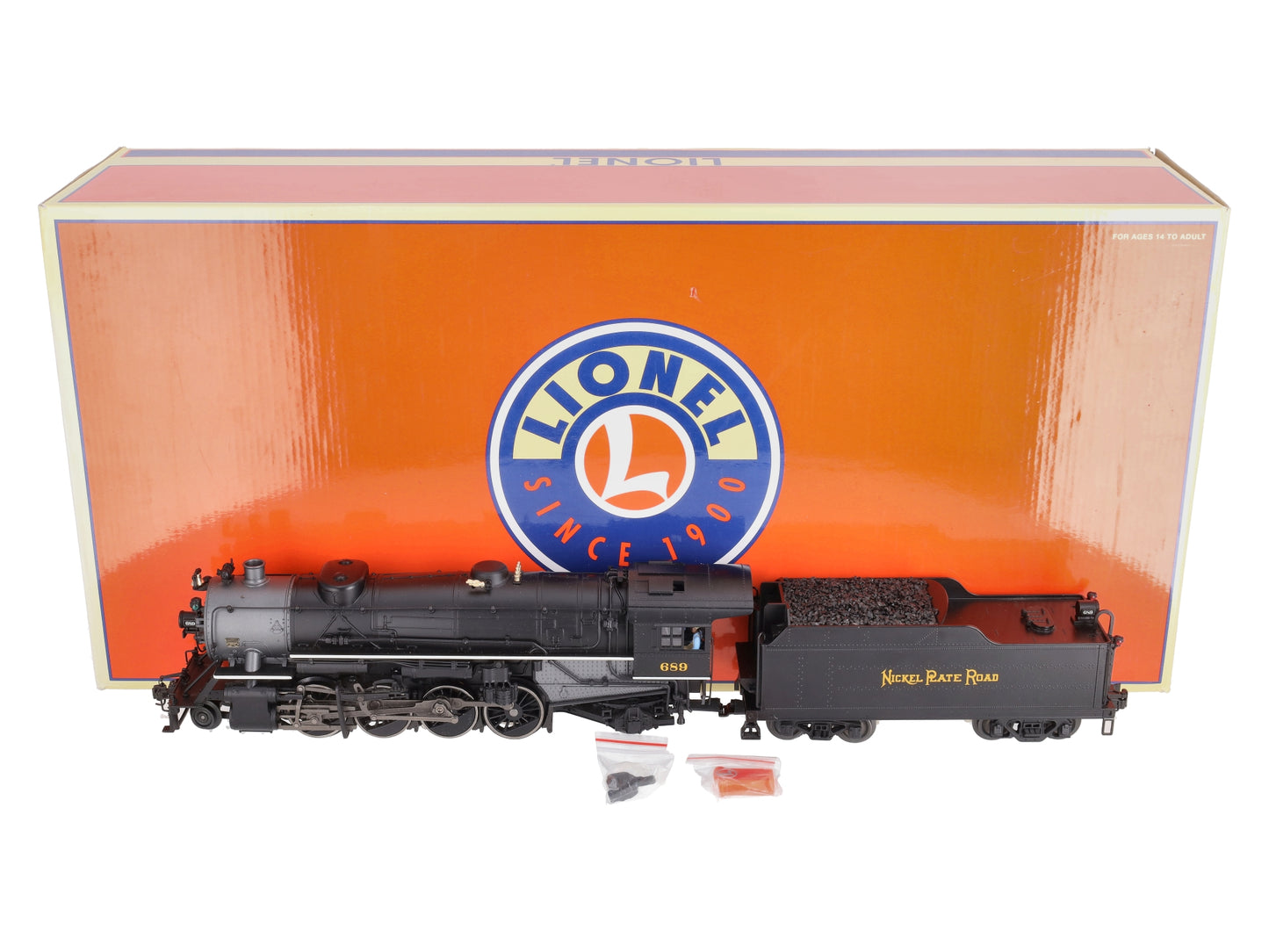 Lionel 6-81194 O Nickel Plate Heavy Mikado Legacy Steam Locomtive #689 - 3-Rail