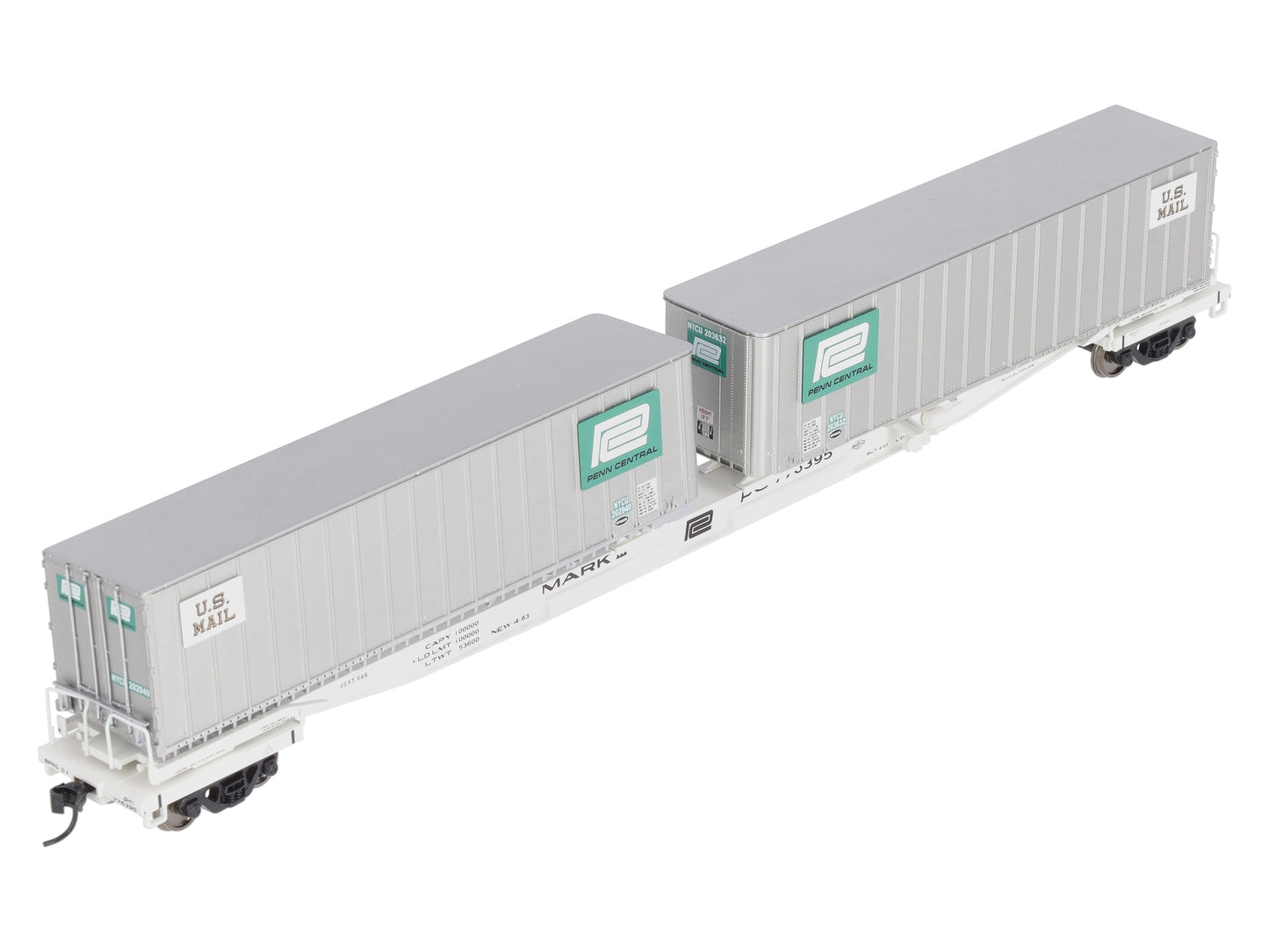 Walthers 932-240854 HO PC Gold Mark III Flexi-Van Flat w/Trailers (Set of 2)