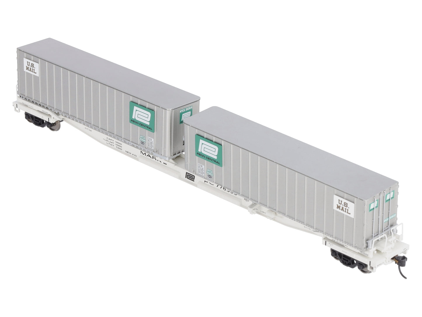 Walthers 932-240854 HO PC Gold Mark III Flexi-Van Flat w/Trailers (Set of 2)