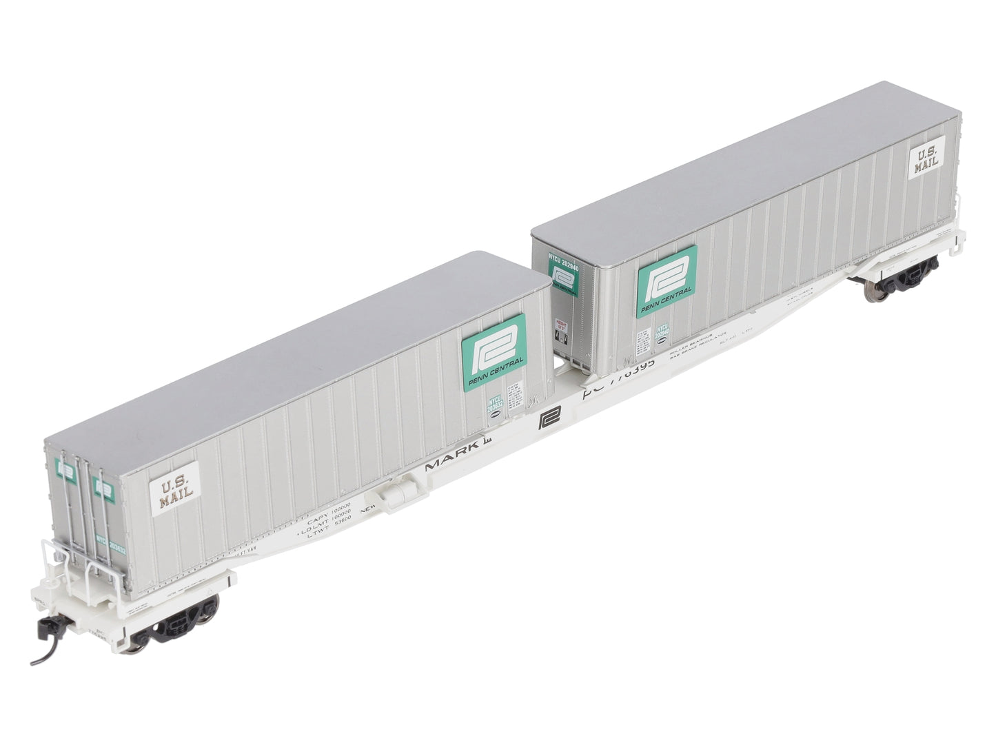 Walthers 932-240854 HO PC Gold Mark III Flexi-Van Flat w/Trailers (Set of 2)