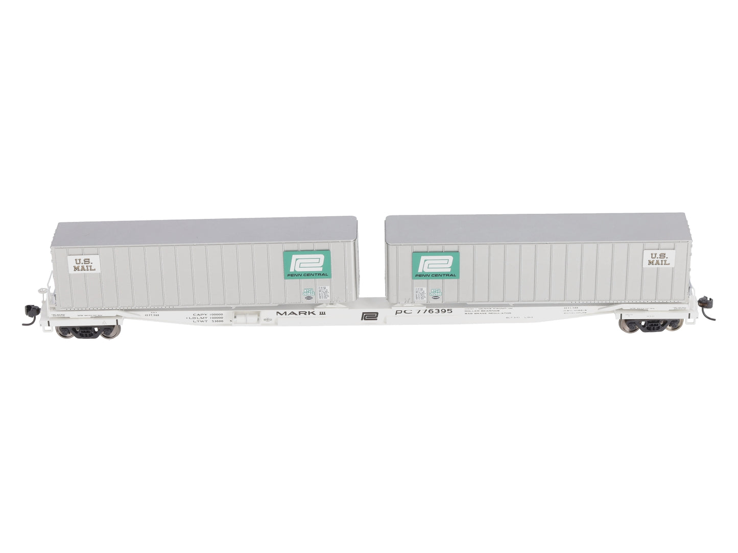 Walthers 932-240854 HO PC Gold Mark III Flexi-Van Flat w/Trailers (Set of 2)