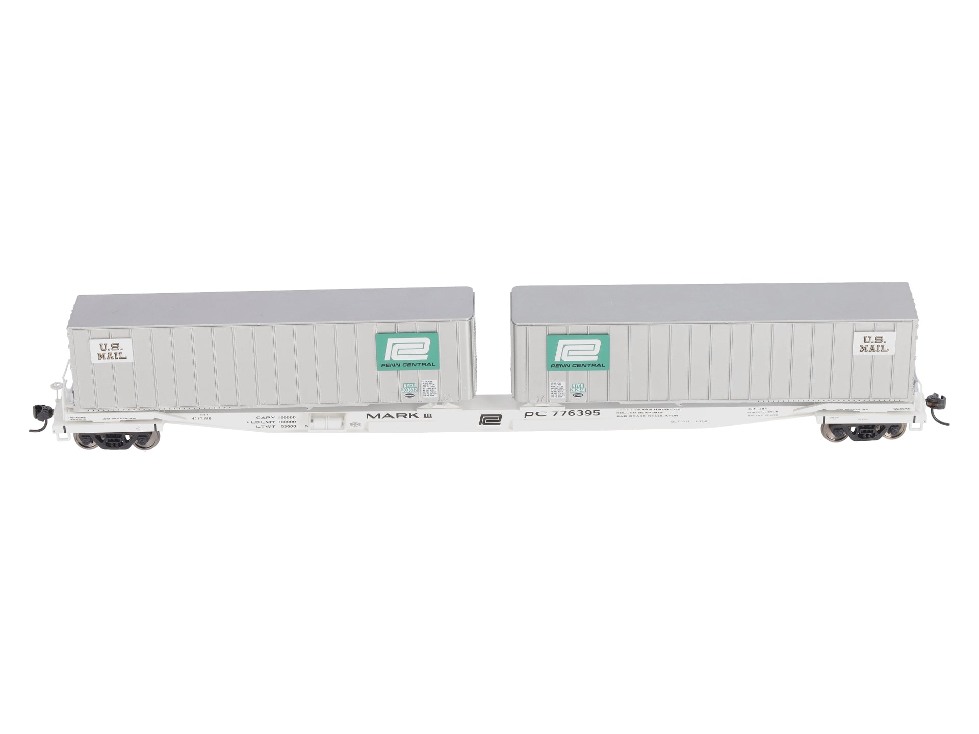 Walthers 932-240854 HO PC Gold Mark III Flexi-Van Flat w/Trailers (Set of 2)